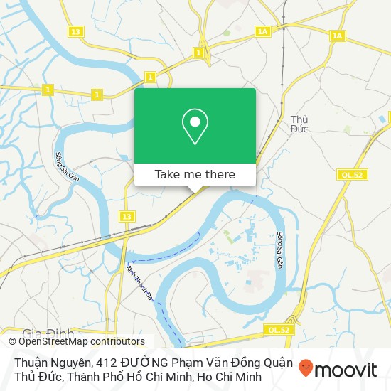 Thuận Nguyên, 412 ĐƯỜNG Phạm Văn Đồng Quận Thủ Đức, Thành Phố Hồ Chí Minh map