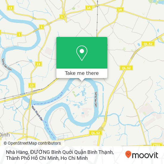 Nhà Hàng, ĐƯỜNG Bình Quới Quận Bình Thạnh, Thành Phố Hồ Chí Minh map