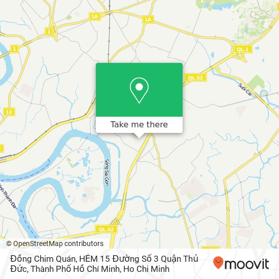 Đồng Chim Quán, HẺM 15 Đường Số 3 Quận Thủ Đức, Thành Phố Hồ Chí Minh map