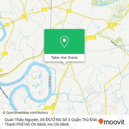 Quán Thảo Nguyên, 38 ĐƯỜNG Số 3 Quận Thủ Đức, Thành Phố Hồ Chí Minh map