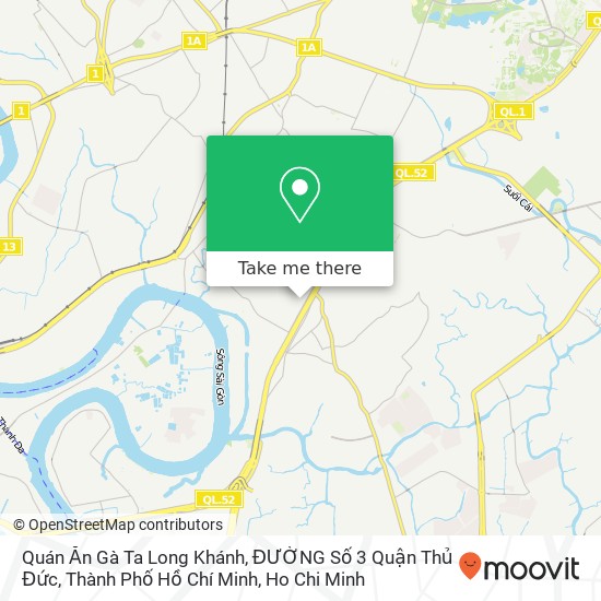 Quán Ăn Gà Ta Long Khánh, ĐƯỜNG Số 3 Quận Thủ Đức, Thành Phố Hồ Chí Minh map