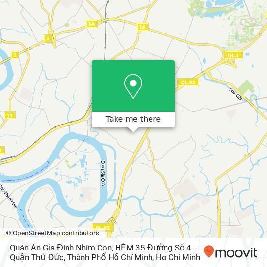 Quán Ăn Gia Đình Nhím Con, HẺM 35 Đường Số 4 Quận Thủ Đức, Thành Phố Hồ Chí Minh map