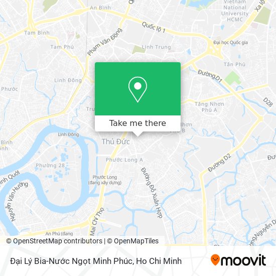 Đại Lý Bia-Nước Ngọt Minh Phúc map