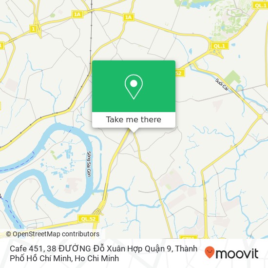 Cafe 451, 38 ĐƯỜNG Đỗ Xuân Hợp Quận 9, Thành Phố Hồ Chí Minh map