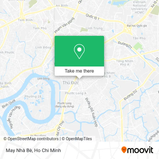 May Nhà Bè map