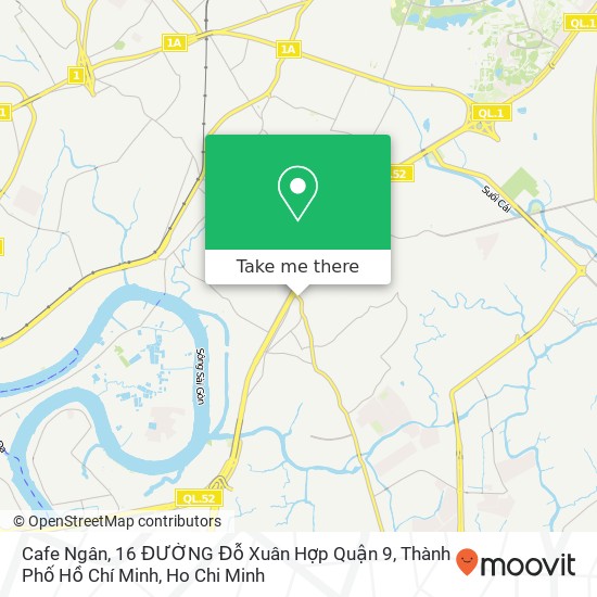 Cafe Ngân, 16 ĐƯỜNG Đỗ Xuân Hợp Quận 9, Thành Phố Hồ Chí Minh map