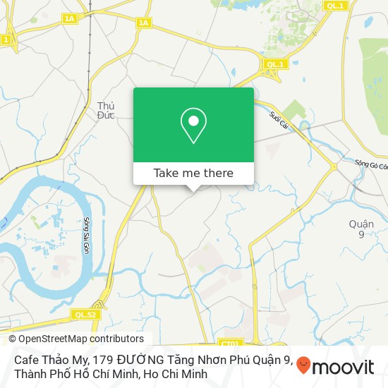 Cafe Thảo My, 179 ĐƯỜNG Tăng Nhơn Phú Quận 9, Thành Phố Hồ Chí Minh map