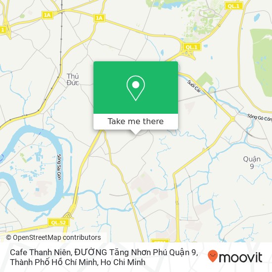 Cafe Thanh Niên, ĐƯỜNG Tăng Nhơn Phú Quận 9, Thành Phố Hồ Chí Minh map