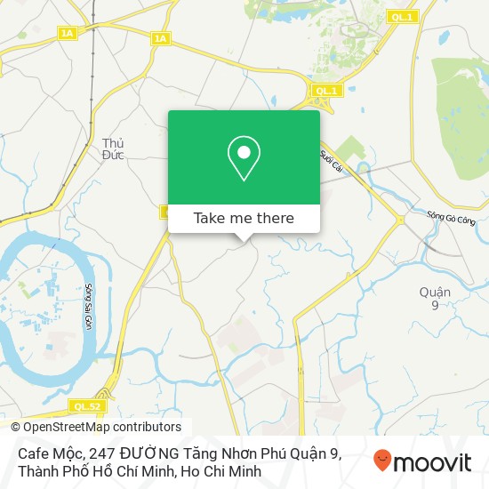 Cafe Mộc, 247 ĐƯỜNG Tăng Nhơn Phú Quận 9, Thành Phố Hồ Chí Minh map
