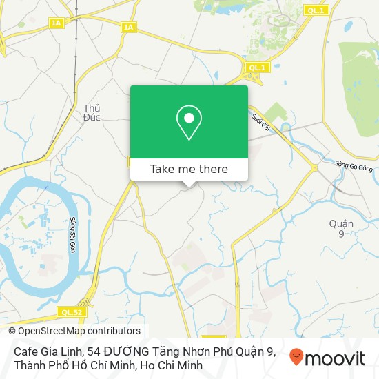 Cafe Gia Linh, 54 ĐƯỜNG Tăng Nhơn Phú Quận 9, Thành Phố Hồ Chí Minh map