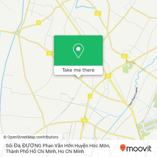 Sỏi Đá, ĐƯỜNG Phan Văn Hớn Huyện Hóc Môn, Thành Phố Hồ Chí Minh map