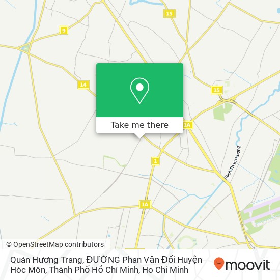 Quán Hương Trang, ĐƯỜNG Phan Văn Đối Huyện Hóc Môn, Thành Phố Hồ Chí Minh map