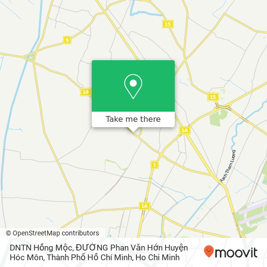 DNTN Hồng Mộc, ĐƯỜNG Phan Văn Hớn Huyện Hóc Môn, Thành Phố Hồ Chí Minh map