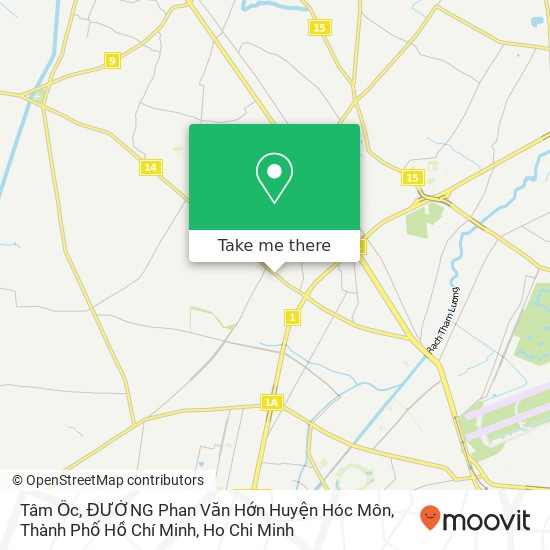 Tâm Ốc, ĐƯỜNG Phan Văn Hớn Huyện Hóc Môn, Thành Phố Hồ Chí Minh map