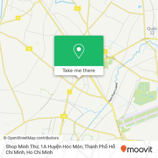 Shop Minh Thư, 1A Huyện Hóc Môn, Thành Phố Hồ Chí Minh map