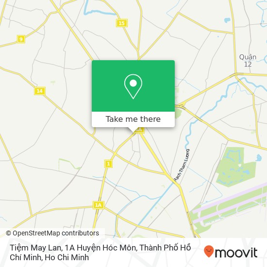 Tiệm May Lan, 1A Huyện Hóc Môn, Thành Phố Hồ Chí Minh map