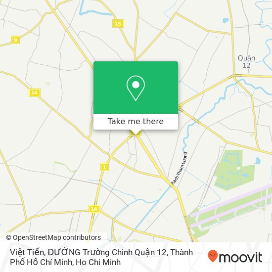 Việt Tiến, ĐƯỜNG Trường Chinh Quận 12, Thành Phố Hồ Chí Minh map