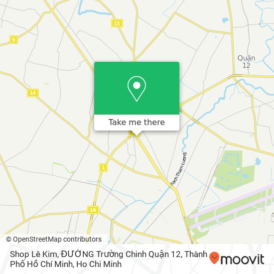 Shop Lê Kim, ĐƯỜNG Trường Chinh Quận 12, Thành Phố Hồ Chí Minh map