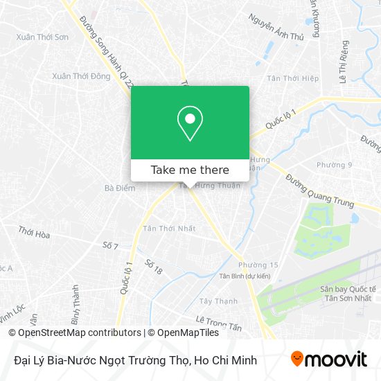 Đại Lý Bia-Nước Ngọt Trường Thọ map