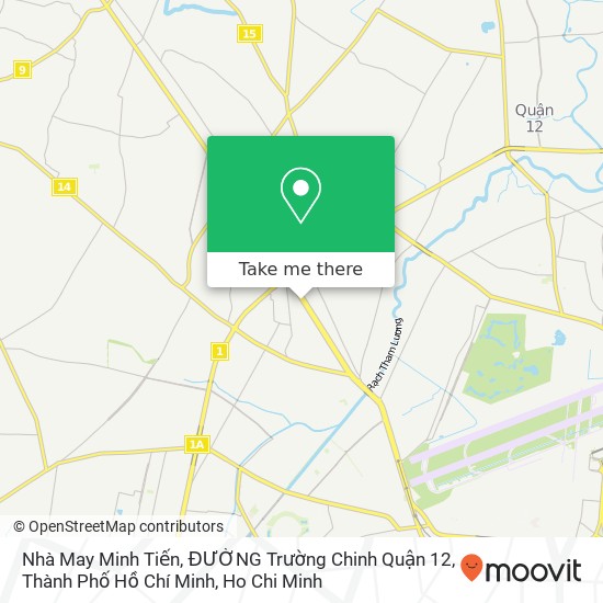 Nhà May Minh Tiến, ĐƯỜNG Trường Chinh Quận 12, Thành Phố Hồ Chí Minh map