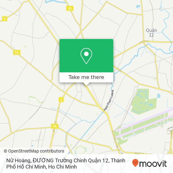 Nữ Hoàng, ĐƯỜNG Trường Chinh Quận 12, Thành Phố Hồ Chí Minh map