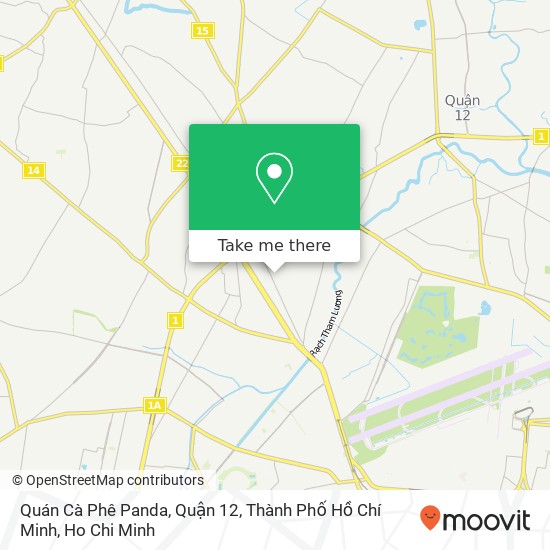Quán Cà Phê Panda, Quận 12, Thành Phố Hồ Chí Minh map