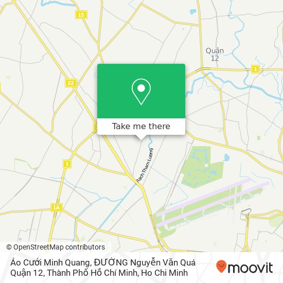 Áo Cưới Minh Quang, ĐƯỜNG Nguyễn Văn Quá Quận 12, Thành Phố Hồ Chí Minh map