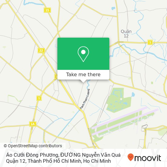 Áo Cưới Đông Phương, ĐƯỜNG Nguyễn Văn Quá Quận 12, Thành Phố Hồ Chí Minh map
