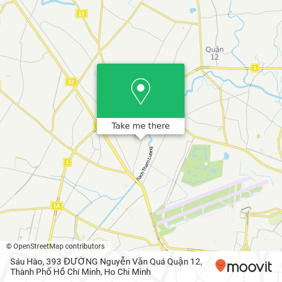 Sáu Hào, 393 ĐƯỜNG Nguyễn Văn Quá Quận 12, Thành Phố Hồ Chí Minh map