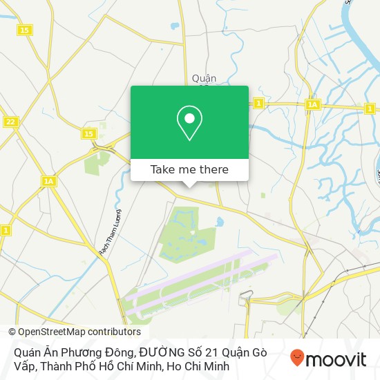 Quán Ăn Phương Đông, ĐƯỜNG Số 21 Quận Gò Vấp, Thành Phố Hồ Chí Minh map