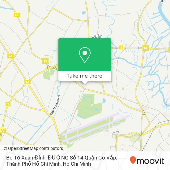 Bò Tơ Xuân Đỉnh, ĐƯỜNG Số 14 Quận Gò Vấp, Thành Phố Hồ Chí Minh map