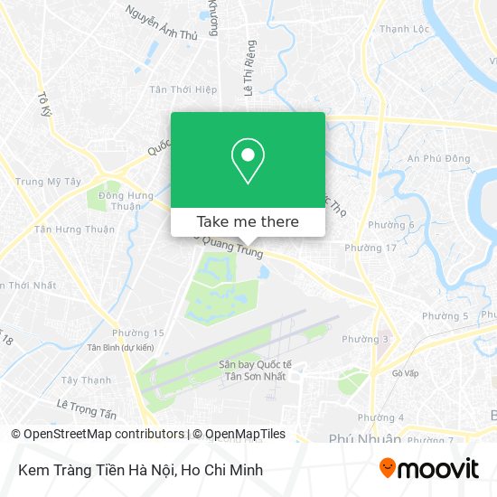 Kem Tràng Tiền Hà Nội map