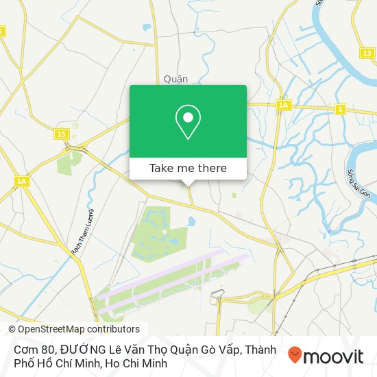 Cơm 80, ĐƯỜNG Lê Văn Thọ Quận Gò Vấp, Thành Phố Hồ Chí Minh map