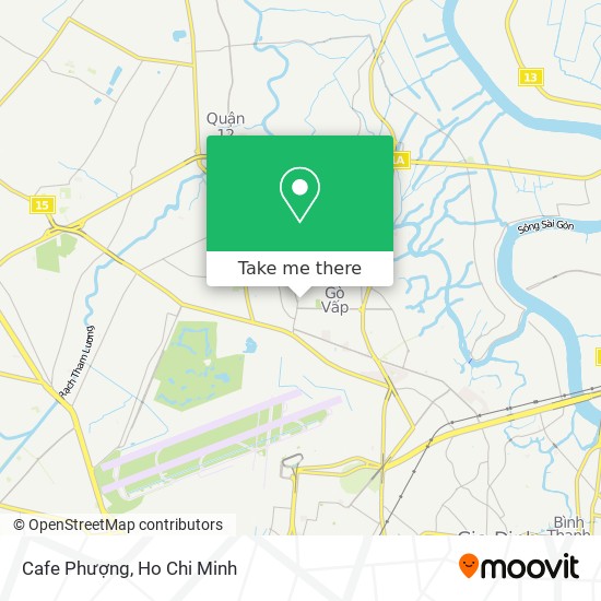 Cafe Phượng map
