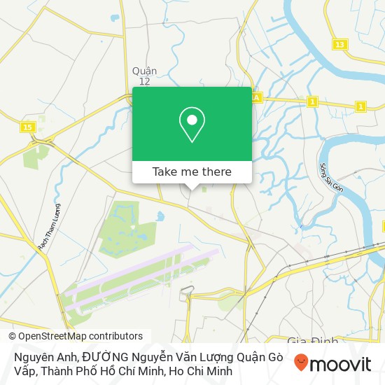 Nguyên Anh, ĐƯỜNG Nguyễn Văn Lượng Quận Gò Vấp, Thành Phố Hồ Chí Minh map
