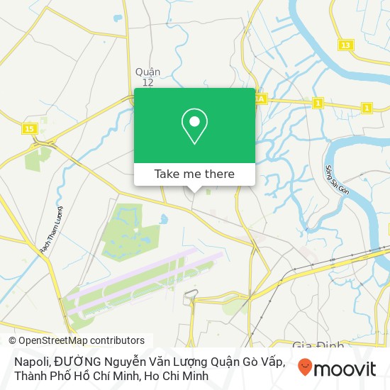 Napoli, ĐƯỜNG Nguyễn Văn Lượng Quận Gò Vấp, Thành Phố Hồ Chí Minh map