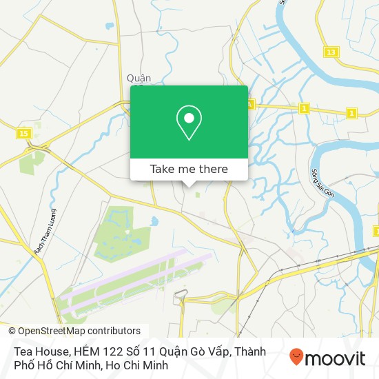 Tea House, HẺM 122 Số 11 Quận Gò Vấp, Thành Phố Hồ Chí Minh map