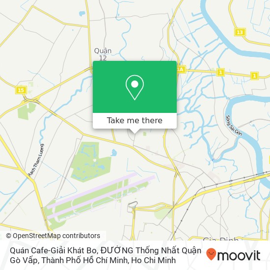 Quán Cafe-Giải Khát Bo, ĐƯỜNG Thống Nhất Quận Gò Vấp, Thành Phố Hồ Chí Minh map