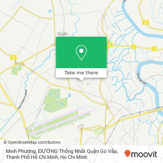 Minh Phương, ĐƯỜNG Thống Nhất Quận Gò Vấp, Thành Phố Hồ Chí Minh map