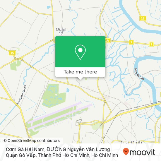 Cơm Gà Hải Nam, ĐƯỜNG Nguyễn Văn Lượng Quận Gò Vấp, Thành Phố Hồ Chí Minh map