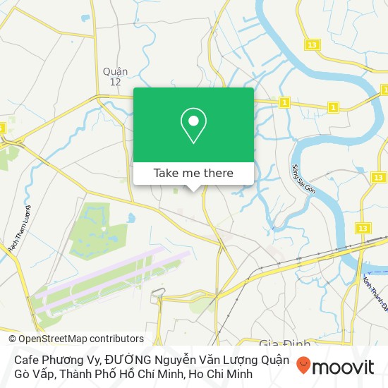 Cafe Phương Vy, ĐƯỜNG Nguyễn Văn Lượng Quận Gò Vấp, Thành Phố Hồ Chí Minh map