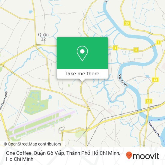 One Coffee, Quận Gò Vấp, Thành Phố Hồ Chí Minh map