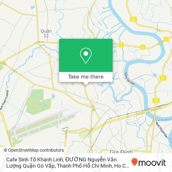 Cafe Sinh Tố Khánh Linh, ĐƯỜNG Nguyễn Văn Lượng Quận Gò Vấp, Thành Phố Hồ Chí Minh map