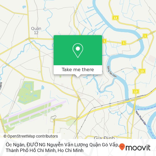 Ốc Ngân, ĐƯỜNG Nguyễn Văn Lượng Quận Gò Vấp, Thành Phố Hồ Chí Minh map