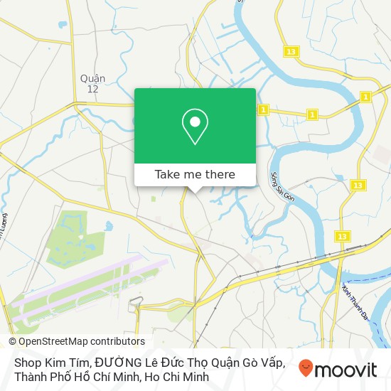 Shop Kim Tím, ĐƯỜNG Lê Đức Thọ Quận Gò Vấp, Thành Phố Hồ Chí Minh map