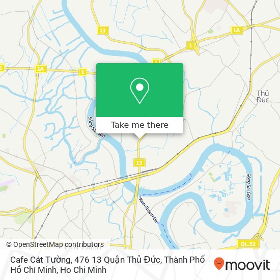 Cafe Cát Tường, 476 13 Quận Thủ Đức, Thành Phố Hồ Chí Minh map