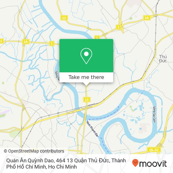 Quán Ăn Quỳnh Dao, 464 13 Quận Thủ Đức, Thành Phố Hồ Chí Minh map
