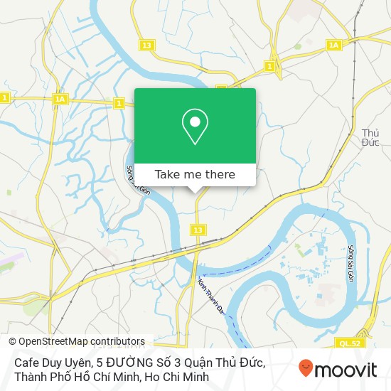 Cafe Duy Uyên, 5 ĐƯỜNG Số 3 Quận Thủ Đức, Thành Phố Hồ Chí Minh map