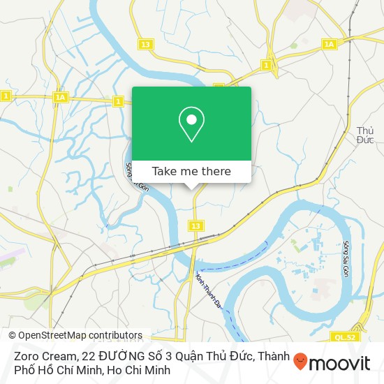 Zoro Cream, 22 ĐƯỜNG Số 3 Quận Thủ Đức, Thành Phố Hồ Chí Minh map