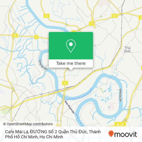 Cafe Mái Lá, ĐƯỜNG Số 2 Quận Thủ Đức, Thành Phố Hồ Chí Minh map